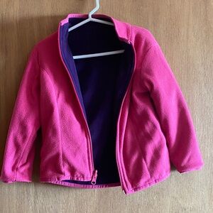 Kids Pink Fleece Jacket